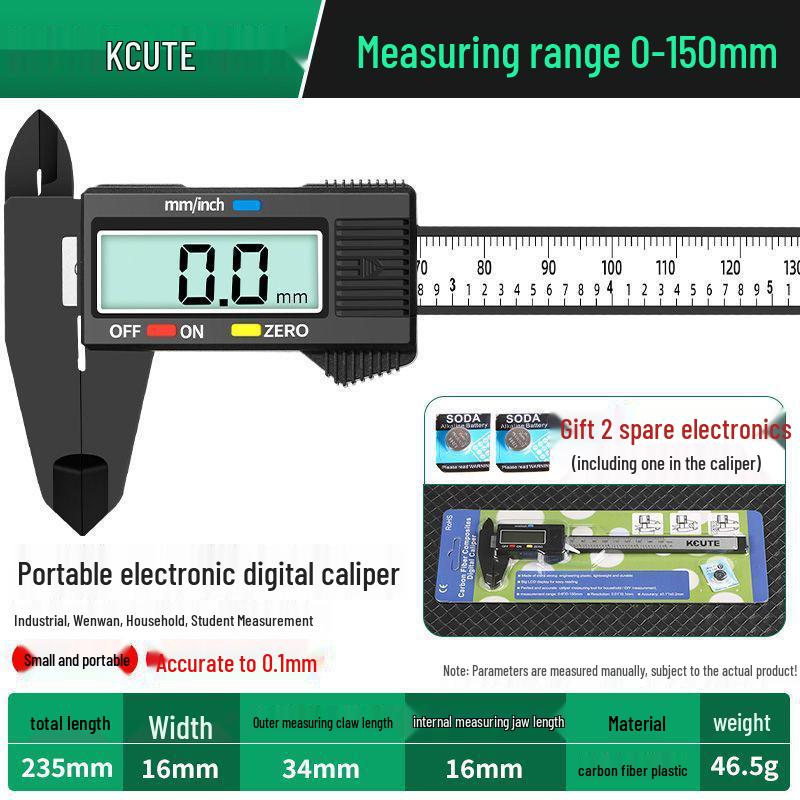 High-Precision Digital Vernier Caliper for Jewelry and Jade Measurement