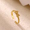 Anello Acciaio Inossidabile Cane Bassotto Carino Cuore 3D Anelli Dita Doppio Strato Per Donne Unisex Gioielli Bel Regalo Decompressione