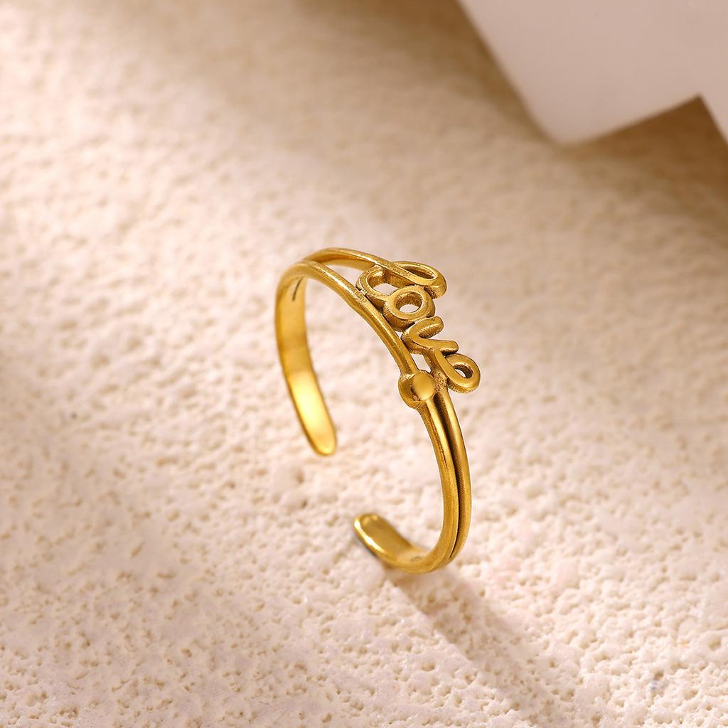 Anello Acciaio Inossidabile Cane Bassotto Carino Cuore 3D Anelli Dita Doppio Strato Per Donne Unisex Gioielli Bel Regalo Decompressione