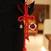 Fu Character Spring Festival Pendant Hand-wove Wealth Half-Windsor Knot Pendant Mascot Small Bell Wall Hanging Decor Door Decor
