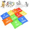 10 Pcs Kids Children Early Education Numbers Toy Bag Colors Sandbag Throwing Sports Game Prop