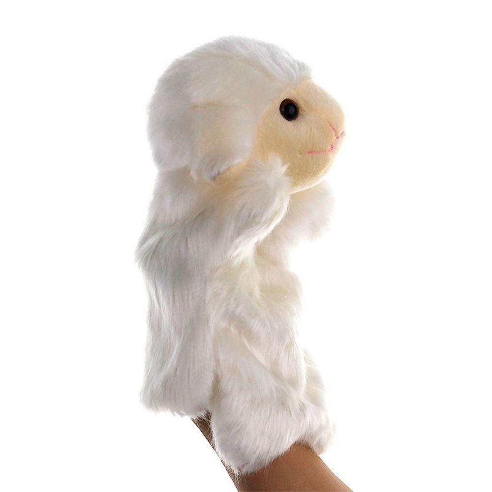 Stuffed Animals Animal Hand Puppet Sheep Cartoon Plush Toys Early Education Plush Hand Doll  Baby
