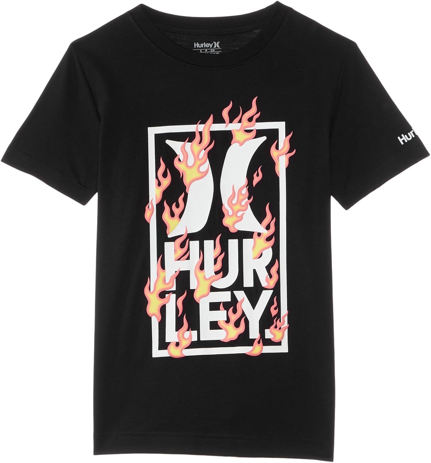 Hurley Boys Heatwave Graphic T-Shirt Big Kid) S