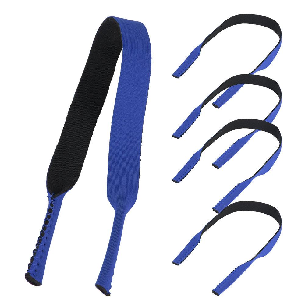 5 Pcs Sports Glasses Elastic Neck Strap Band Cord Chain Holder Lanyard for Eyeglasses(blue)