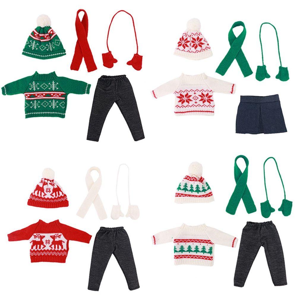 

Подарочная игрушка для девочки 18 дюймов, юбка, брюки, шарф, перчатки, костюм, шапка, вязаный свитер, одежда для куклы