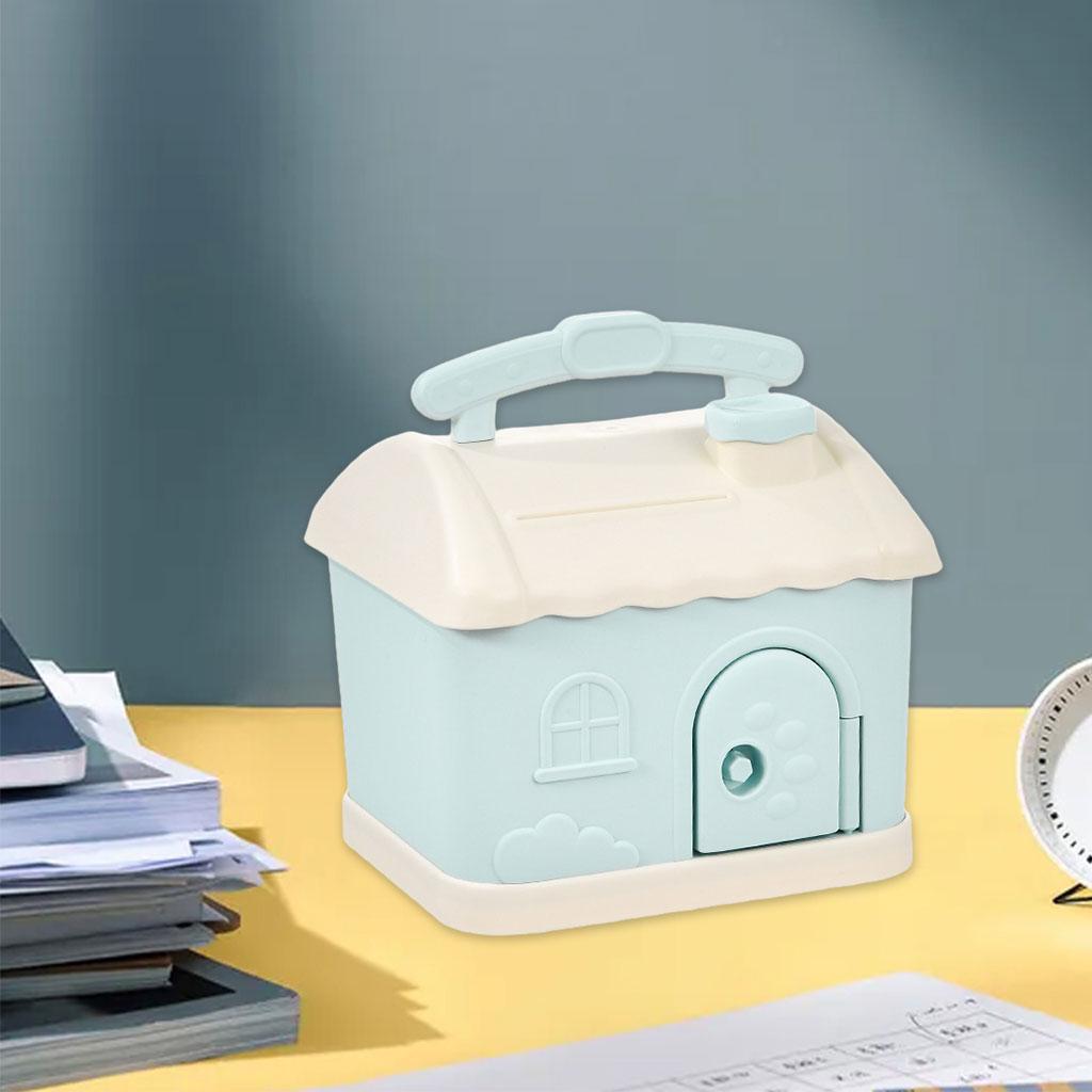 Piggy Birthday with Key Savings Lock and Slot Decor Cute Money Saving Box Coin Jar for
