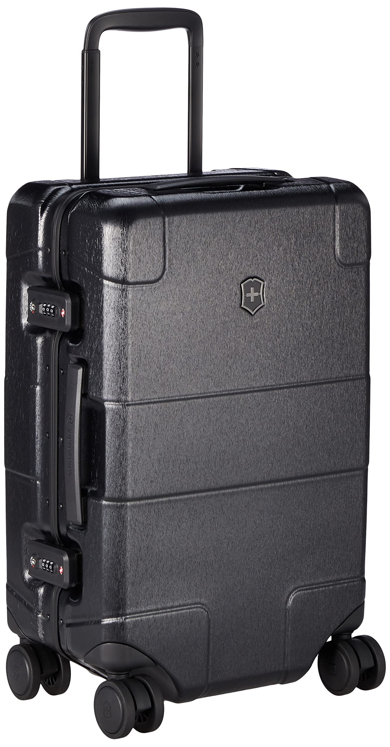 

Часті пасажири Міцна алюмінієва рама та міцний полікарбонат 30 л Технічні характеристики Валіза з валізою Сумка для транспортування Жорсткий футляр Ділова поїздка чорний