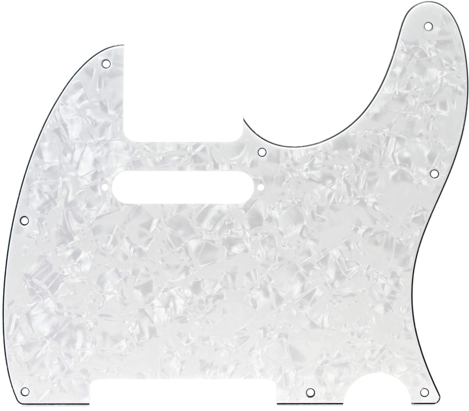 

Fender Pickguard MOUNT WHITE MOTO 8-HOLE MULTI-PLY TELECASTER® PICKGUARD,