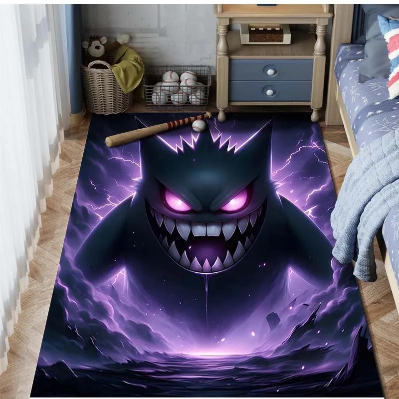 

Japan Games Pokémon Gengar Print Carpet Rug for Home Living Room Bedroom Sofa Doormat Decor Non-slip Floor Mat Luxury Gift 40x60cm