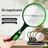 Ögonvänlig 30x HD Handhållen Läsförstoringsglas