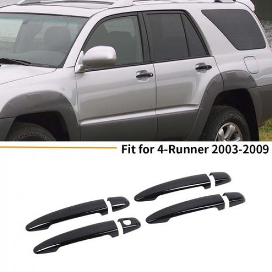 For 2005-2015 Tacoma/03-09 4Runner Gloss Black Exterior Door Handle Covers Trims