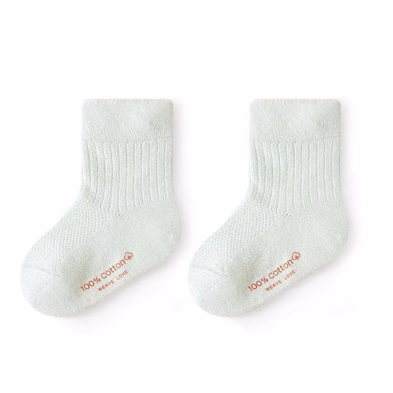 Summer Mesh Thin Baby Toddler Boy Girls Sock Cotton Casual Solid Children's Socks For Girls Boys Soft Breathable Kids Sock 0-5Y