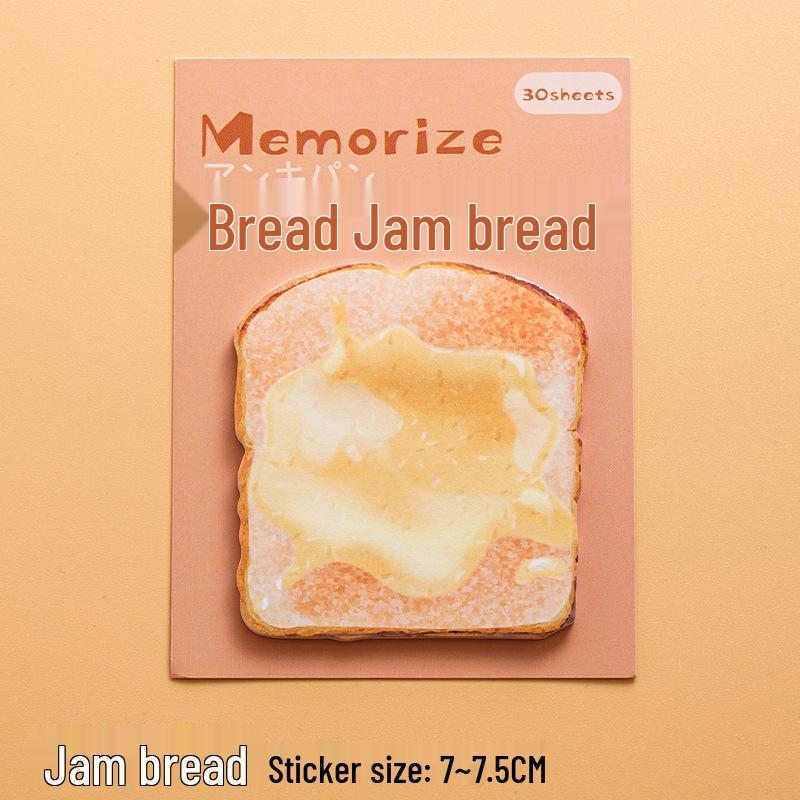 

Creative Cute Bread-Shaped Sticky Notes