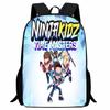 Zaino Scolastico Ninja Kidz Stampato, Zaino Casual Cartone Animato Scuola Elementare 1a Elementare