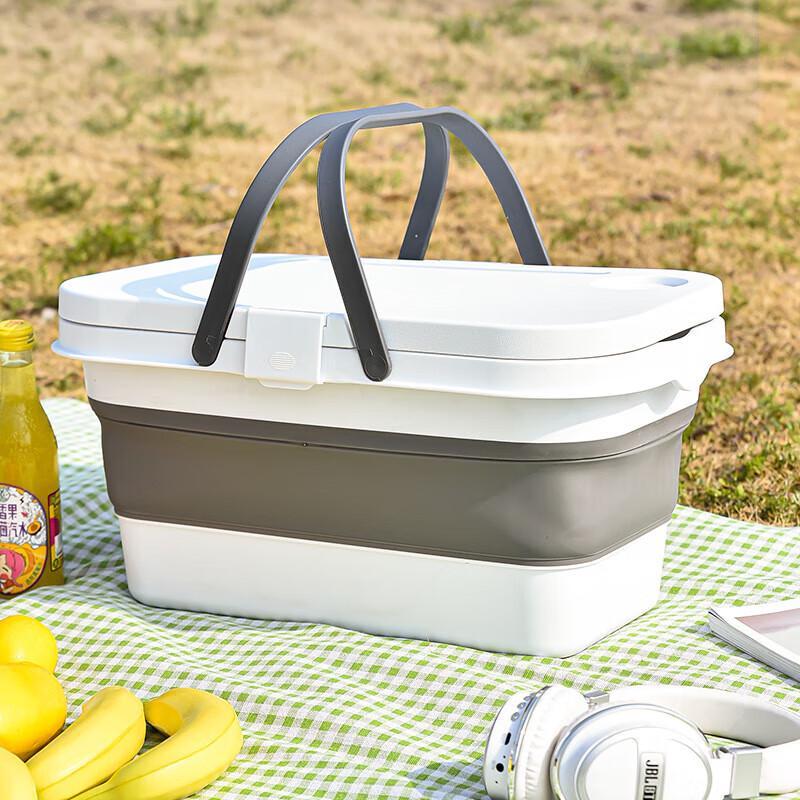 AILID Folding Portable Outdoor Picnic Storage Box