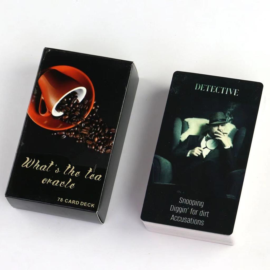 What's The Tea Situations Oracle Deck Tarot 78 Pcs Cards 10.3*6cm