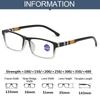 Fashion Anti-Blue Light Reading Glasses Urltra-Light Eye Protection Men Women Elegant Comfortable Eyeglasses