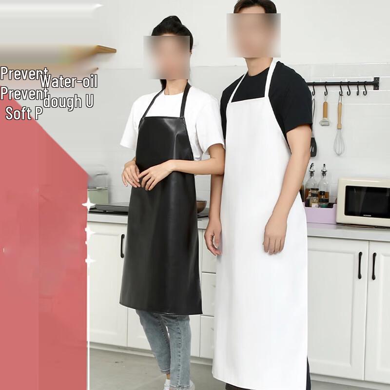 OEING White PVC Waterproof Work Apron