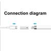 Connector Charger Professional Converter Adapter Plug and Play with Indicator Light for Apple Pencil 1st Generation