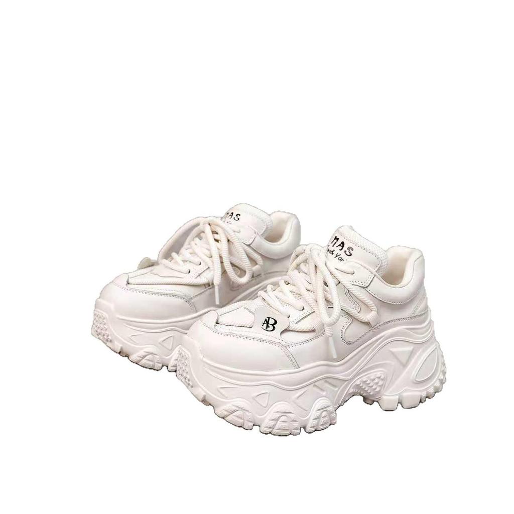 2025 Winter Women's Light Luxury Height-Boost Sporty Dad Shoes - European & American Casual Fashion