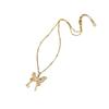Korean Zircon Butterfly Pendant Necklace: Elegant and Versatile Accessory for Women