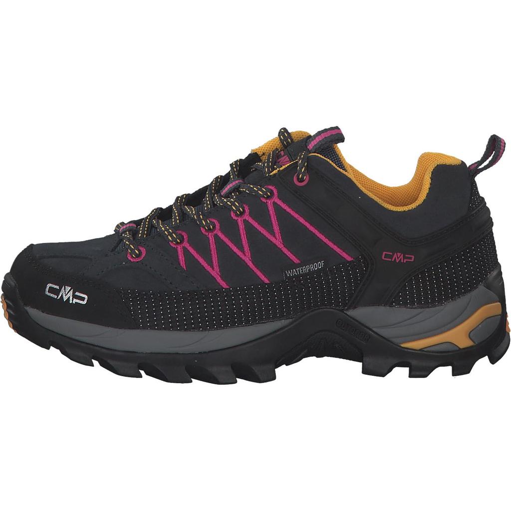CMP Rigel Low WMN Trekki Trekking Size cm Women's Shoes, Anthracite-Bouganville (54UE), 23.0