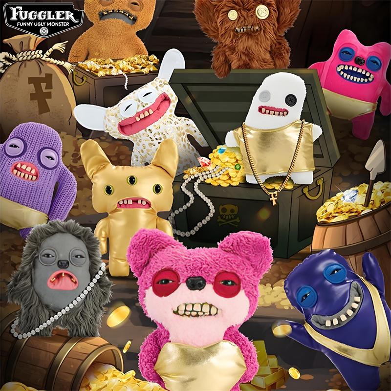 Originální Fuggler Monstrum s ošklivými zuby Plyšové hračky Vtipný Fugguler Širokooké monstrum Šílený králík Humph Vyplněné plyšové panenky Dárky
