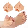 1Pair Silicone Toe Correctors Hallux Valgus Buffer Breathable Toe Separators Unisex Foot Care Pedicure Tools for Straighter Toes