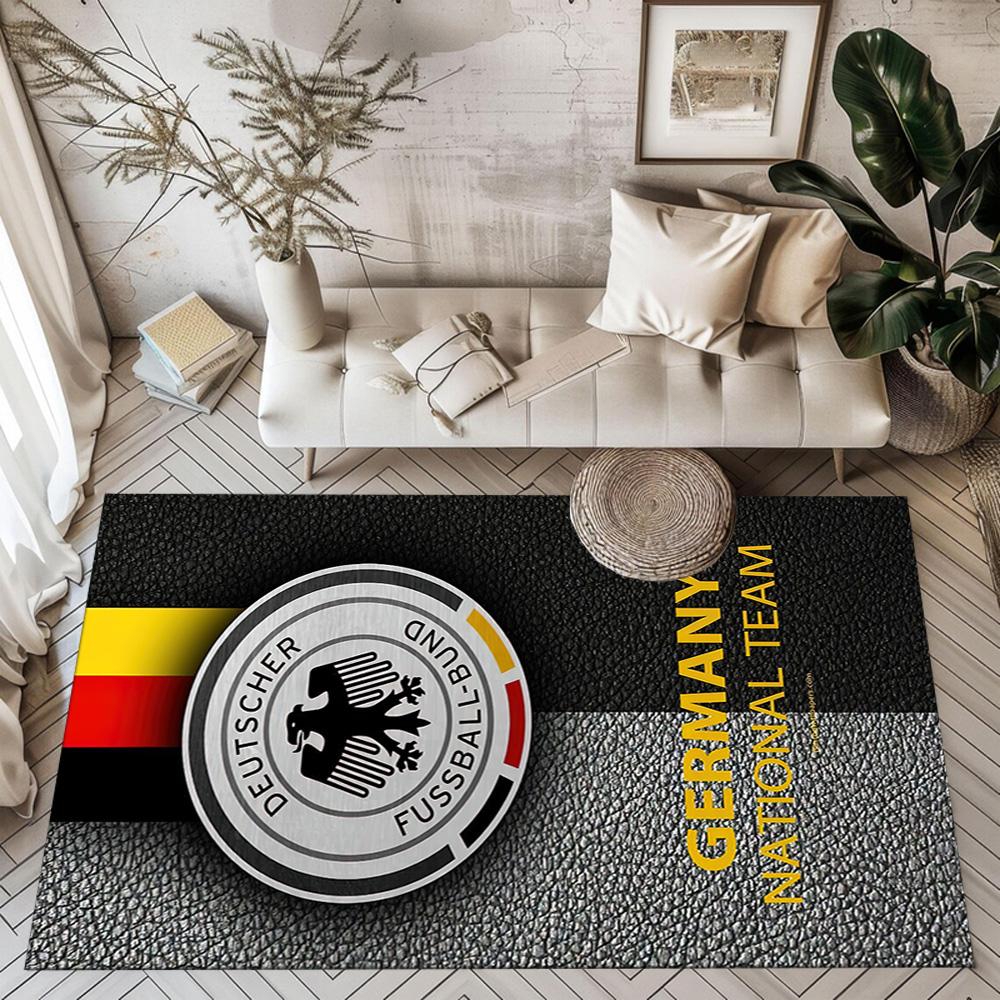 Deutscher Fussball-bund Style Square rugs are a great choice for living rooms, bedrooms, home décor, and as gifts.