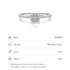 MODIAN Eenvoudige Vierkante Luxe Schitterende CZ Verlovingsring Voor Vrouwen Bruiloft Statement Fijne Sieraden Cadeau