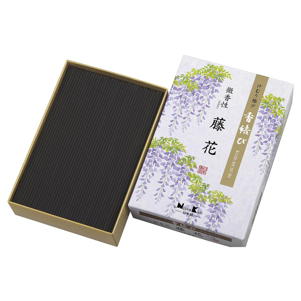 Räucherknoten leicht duftende Glyzinienblüte große Rose Packung 220g