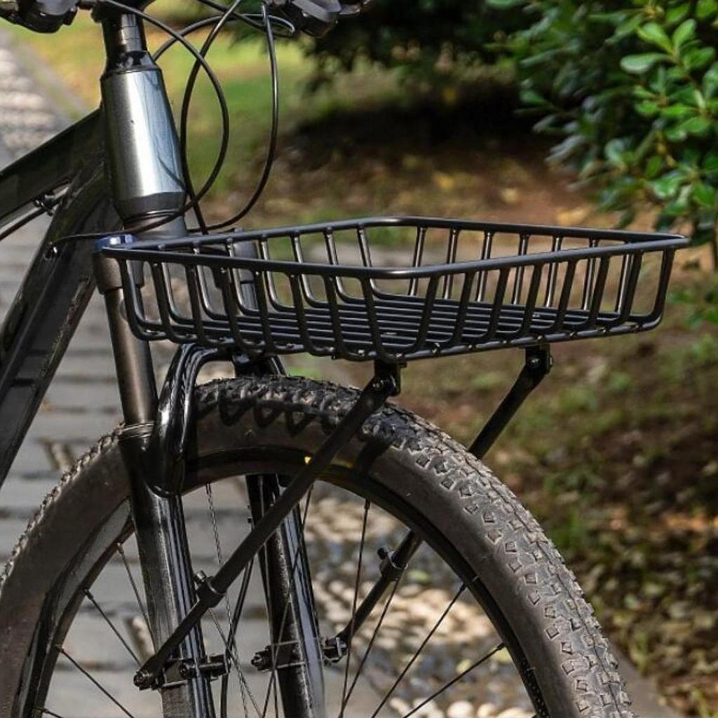 Bike Basket Bicycle Storage Basket Front Bike Cargo Basket for Outdoor Sports Mountain Bike Shopping