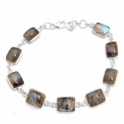 Labradorite Bracelet, Natural Jewelry, Silver Bracelet, Statement Jewelry, Gifts For Her