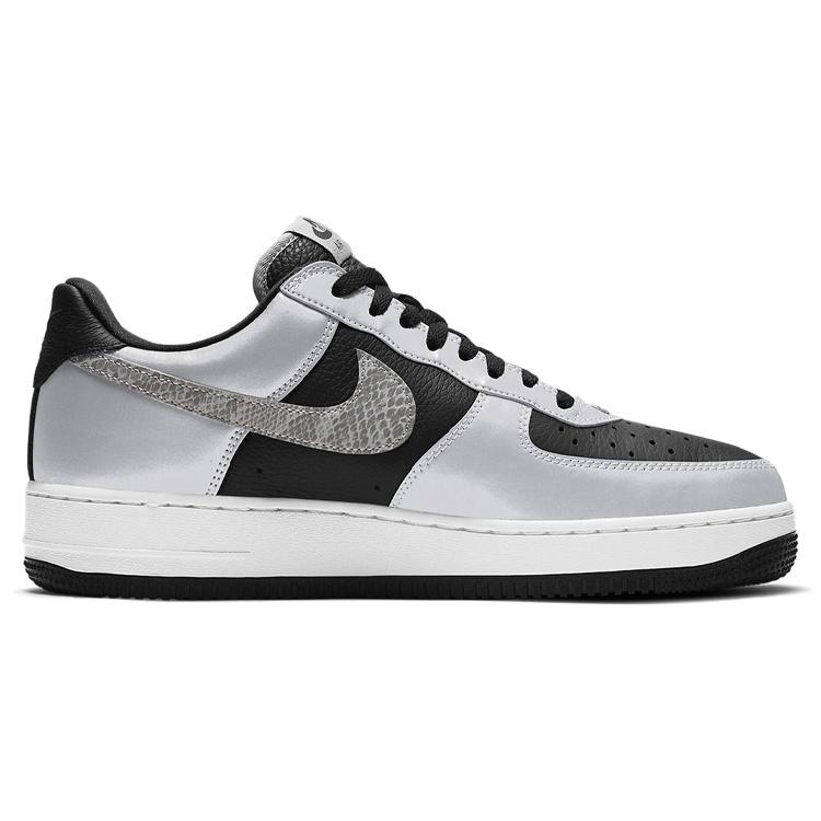 New Nike Air Force 1 Low Silver Snake 2021 DJ6033-001