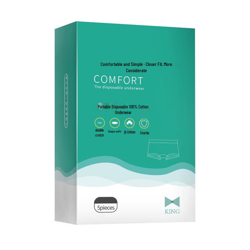 Men's Disposable Travel Underwear - 5-Pack