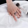 Punk Style Rhinestone Ring Korean Style Ring Opening Adjustable Ring Female Finger Ring