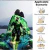 1pc Green Lantern Blanket Lightweight Flannel Throw For Sofa, Bed, Travel, Livingroom, Office, Couch, Chair, And Bed