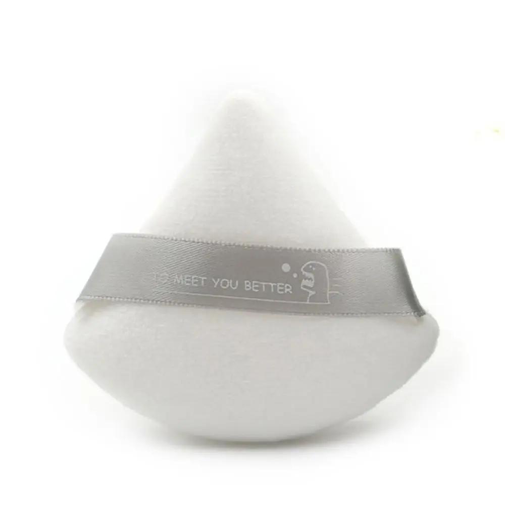 1PC New Soft Cotton Triangle Powder Puff Washable Velvet Sponge Face Powder Puff Face Cosmetics Puff Makeup Accessories