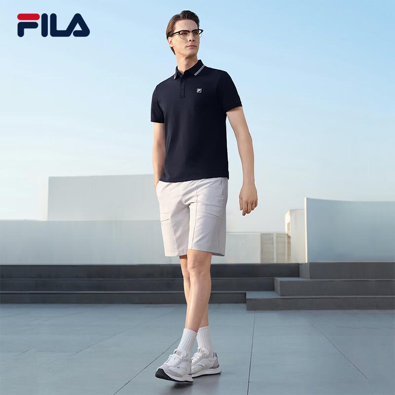 Fila Men's Elite Knit Short Sleeve Polo Shirt