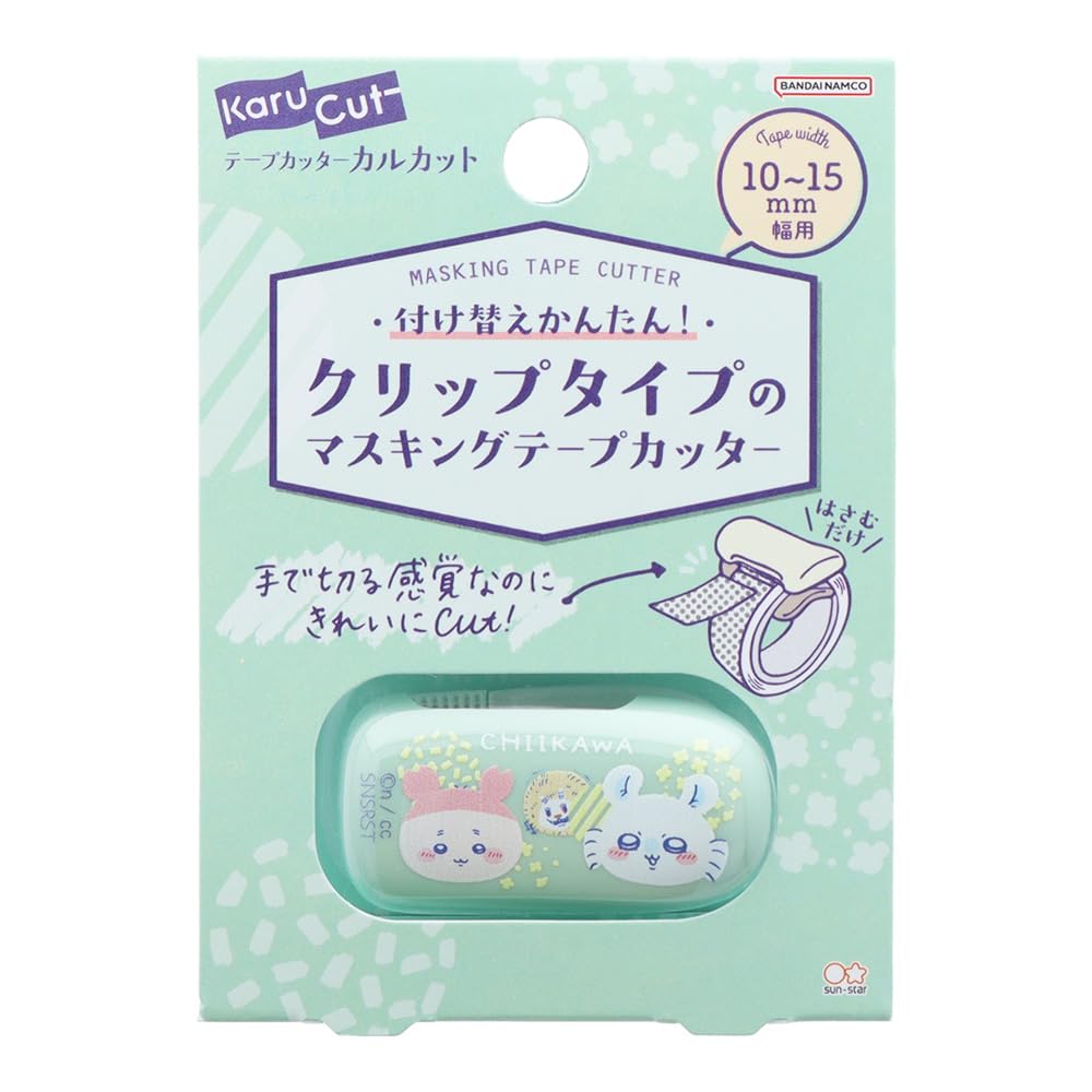 

Канцелярские товары Sunstar Chiikawa Calcut Зажим для ленты Момонга Использованный S3623831 Резак, Тип, и Книжный магазин,