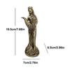 Goddess Fortune Statue Resin Miniature Greek Luck Lady Statue Good Fortune Sculpture Exquisite Home Interior Ornament for