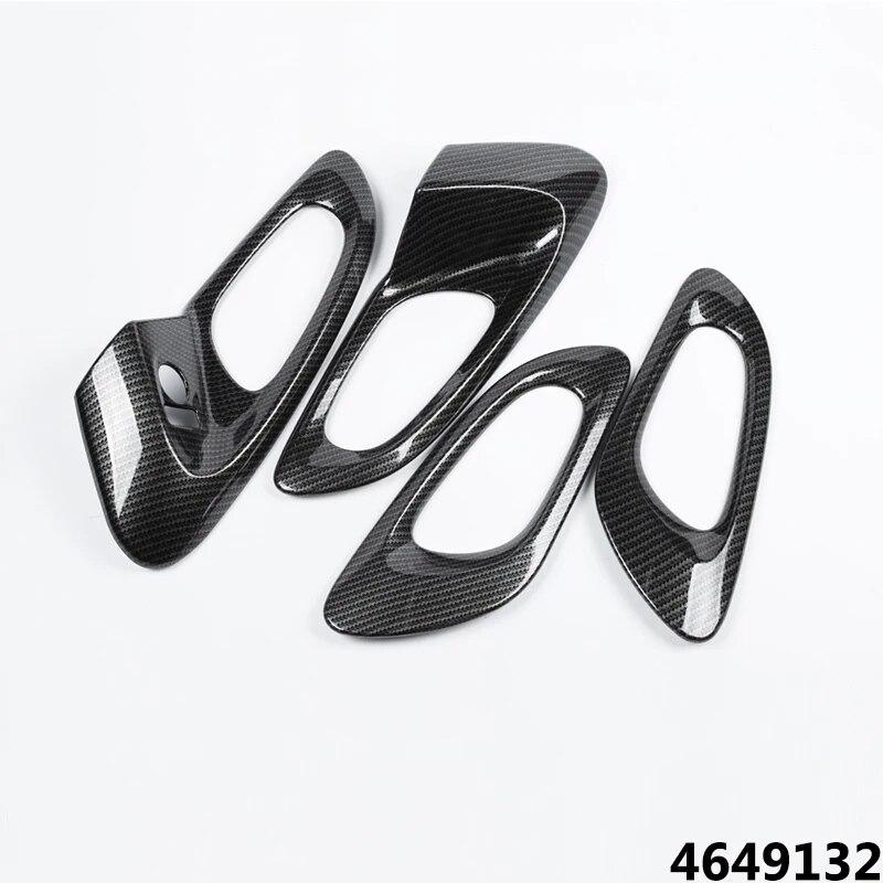 ABS Uhlíkové vlákno Pro Renault Kadjar Auto Dveře Mísa Kryt Klika Trim stylingové doplňky interiérové ​​dekorace 2016 17 18