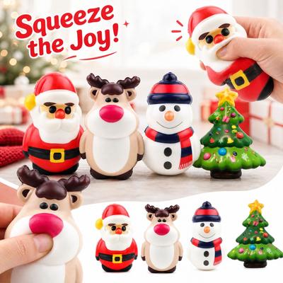 Weihnachtsspielzeug gegen Stress - Niedliche Plüschfigur für Kinder und Erwachsene
