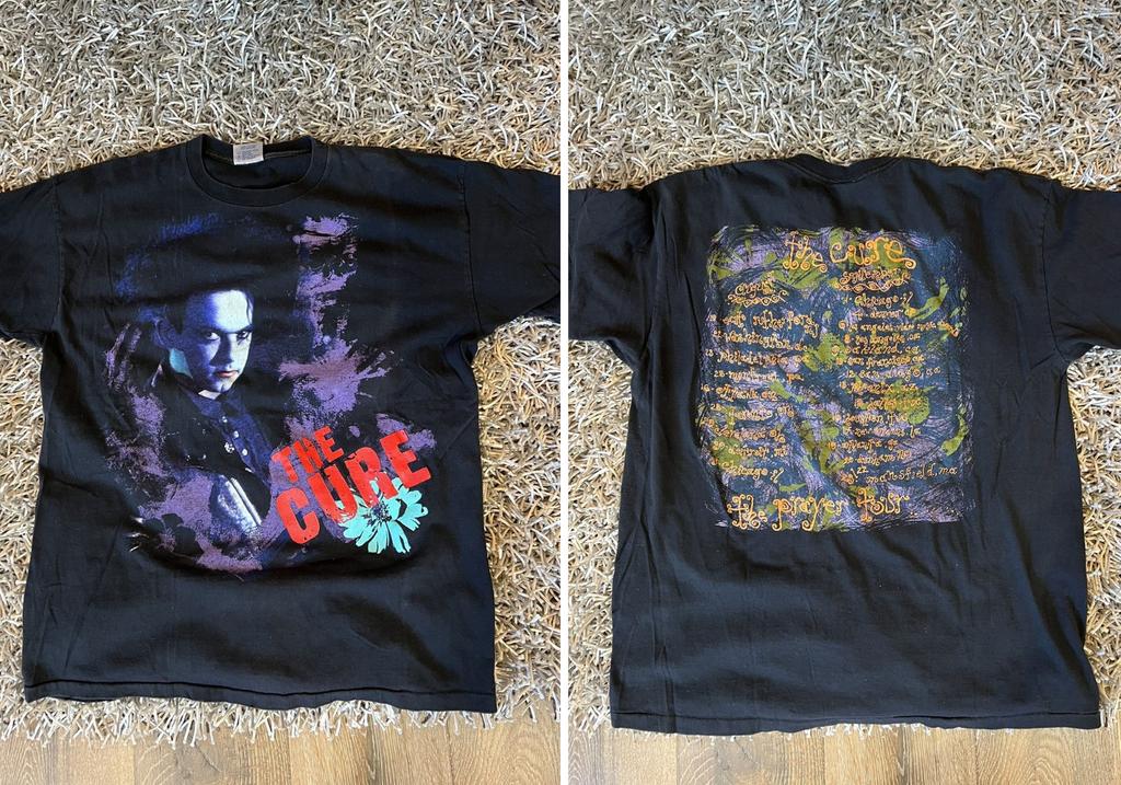 Vintage 1989 The Cure The Prayer Tour Band Tee