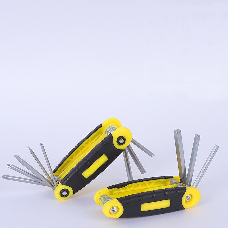 Xiaomi HOMEFISH 8 in 1 Foldable Hex Key Set Allen Wrench Rustproof High Hardness Hexagon Wrench Kit for Home Repair