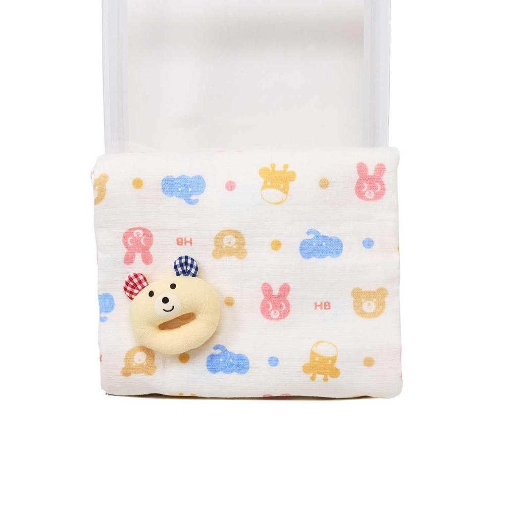 MIKI HOUSE HOT BISCUITS Gauze Bath Towel Gift Set for Boys and Baby Baby No Set, Girls, Clothes, Gift, [Box Included], Ivory, Size, 74-9906-687