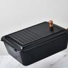 Cast Iron Popcorn Pot Anti-stick Camping Cookware DIY Homemade Popcorn Making Kitchen Tool
