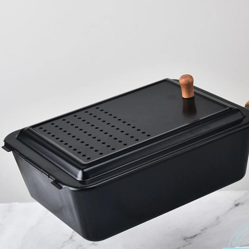 Cast Iron Popcorn Pot Anti-stick Camping Cookware DIY Homemade Popcorn Making Kitchen Tool