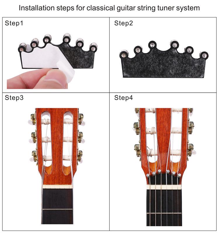 Classical Guitar String Tuning System