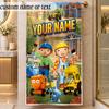 Beach TowelBob the Builder Custom Name Text Personalized Soft Towel for Beach Pool Indoor Home Decor Gift